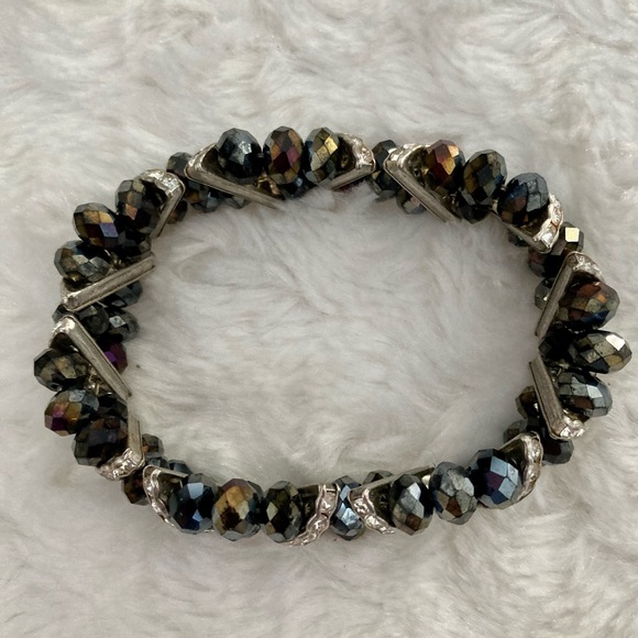 Crystal and Rhinestone Bracelet - Picture 2 of 2